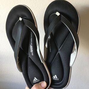 Adidas Flip Flops sandals Fit FOAM footbed size 8